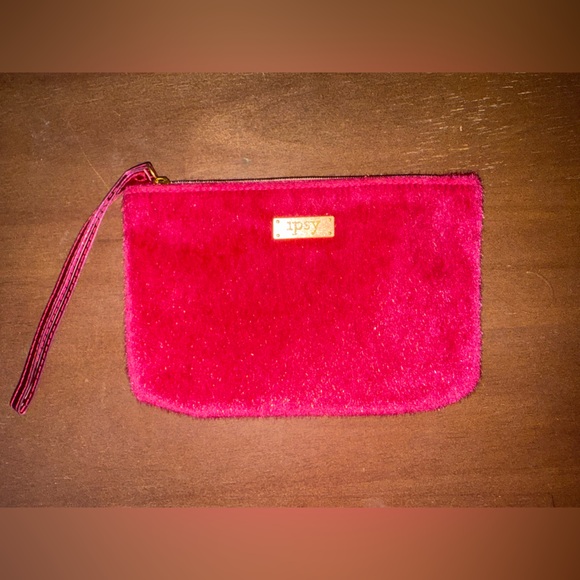 ipsy Handbags - ipsy Velvet Cosmetic Bag